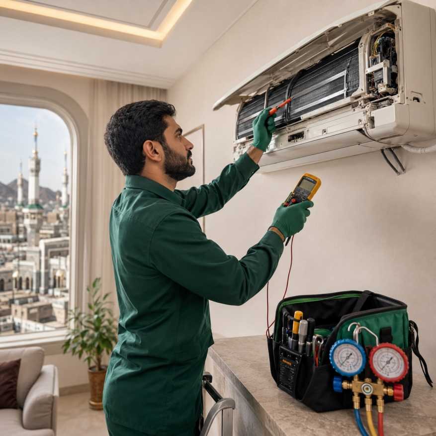 Professional AC Technician Makkah | Call Now 24/7