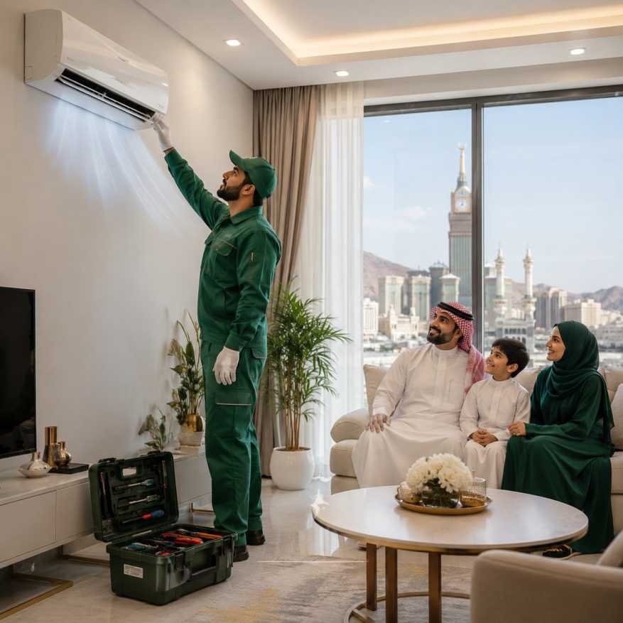 Professional AC Technician Makkah | Call Now 24/7