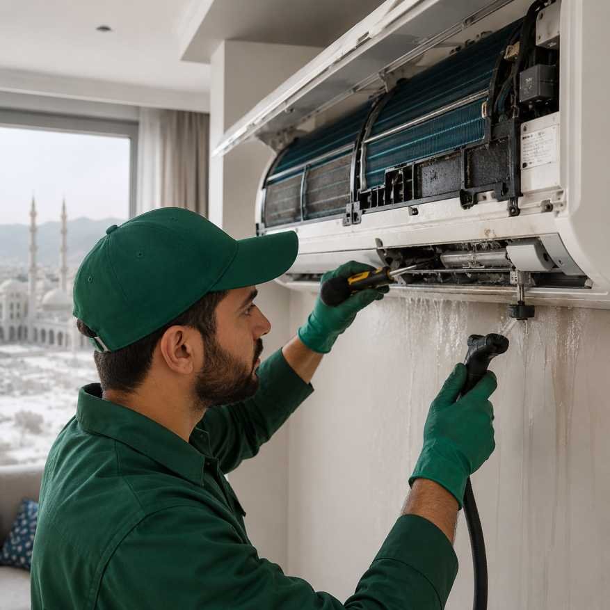 Professional AC Water Leakage Repair Makkah | Call Now 24/7