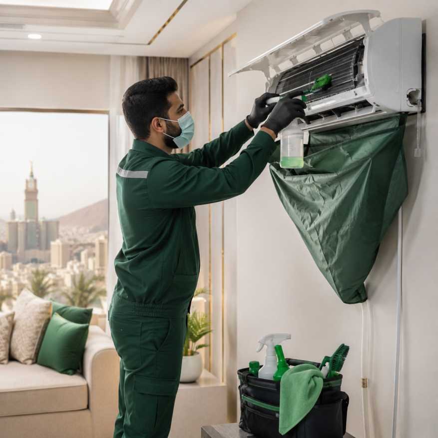 Professional AC Cleaning in Al Aziziyah Makkah | Call Now 24/7