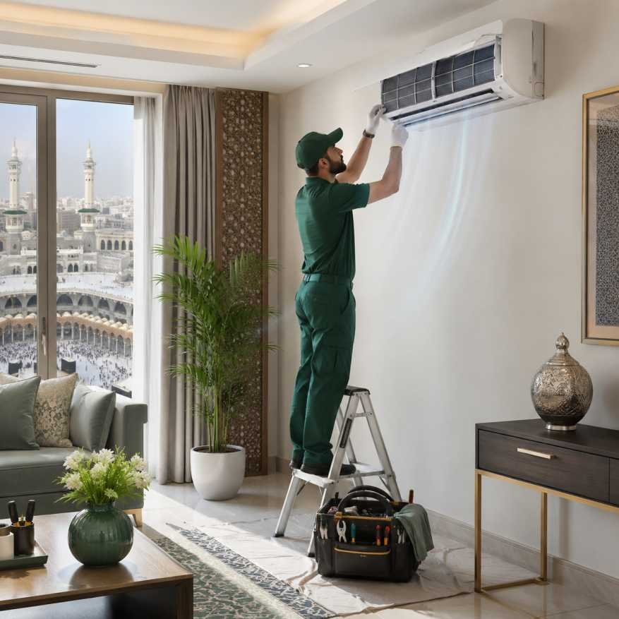 Professional AC Cleaning in Al Aziziyah Makkah | Call Now 24/7
