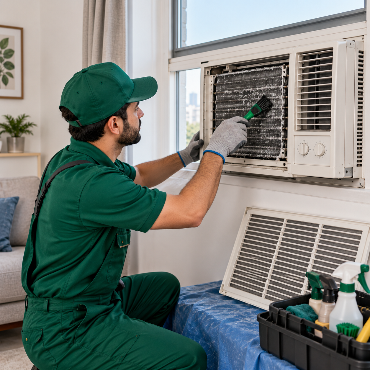 Window ac deep cleaning in makkah